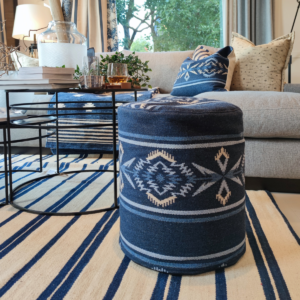 Riis - Puff D: 45cm - Arrowhead Stripe