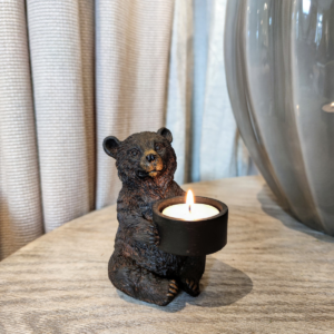 Chehoma - Seated sitting Bear Candle Holder