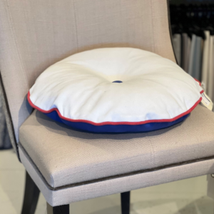 Riis - Rund 17.mai pute - med rød rolur