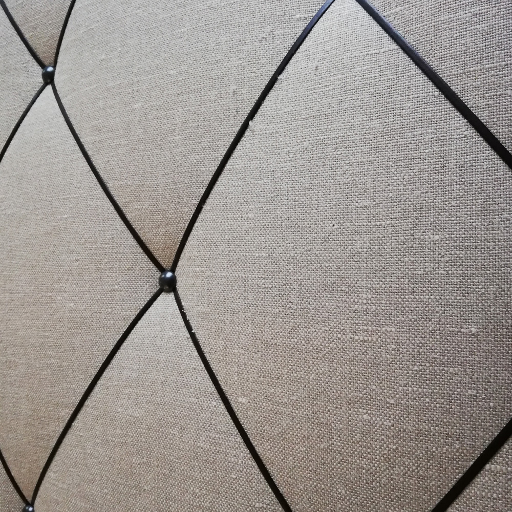 Riis - Oppslagstavle 57x77 cm - Natural, sort skinn, stålgrå - Bilde 2