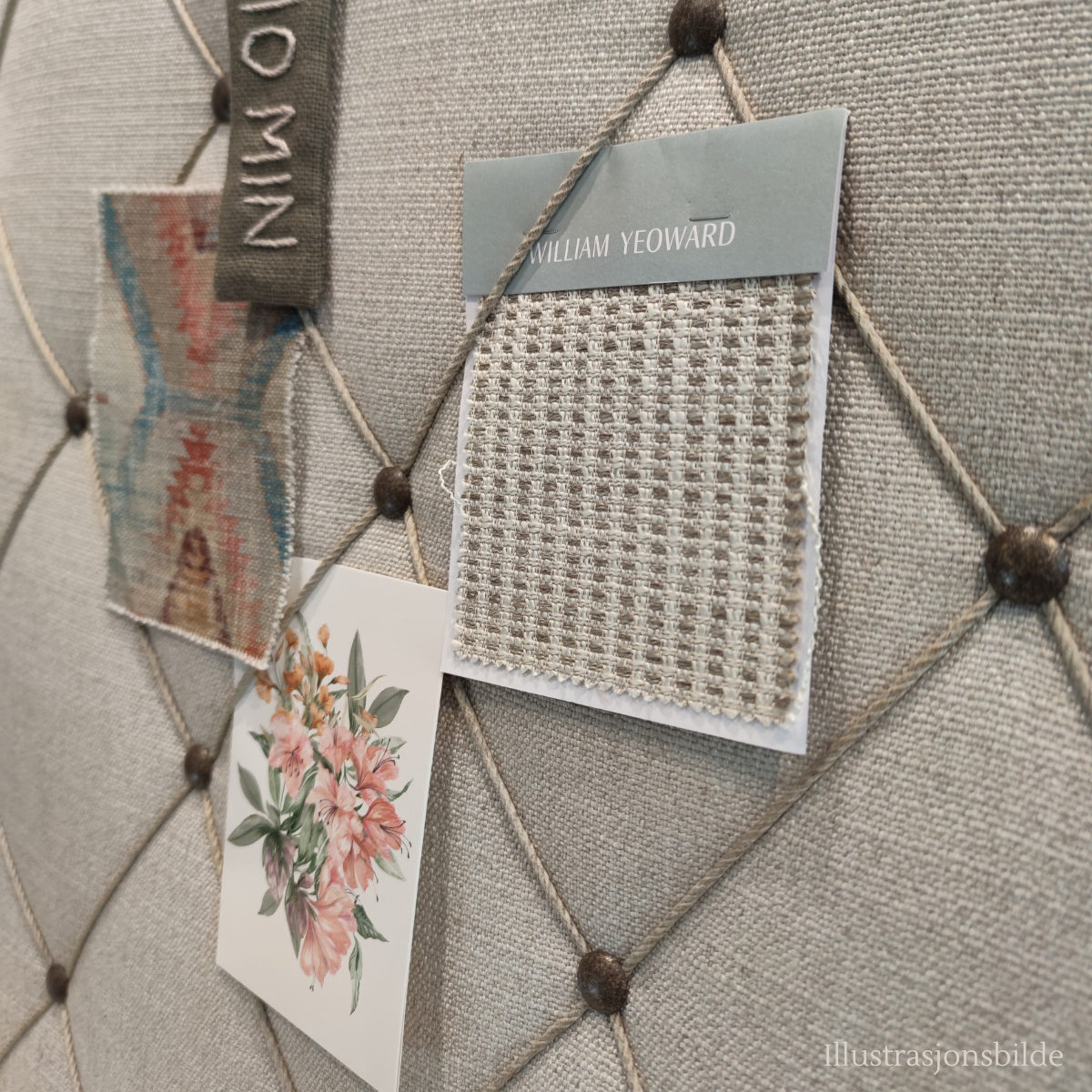 Riis - Oppslagstavle 40x60cm - Natural, hamp, rust - Bilde 5