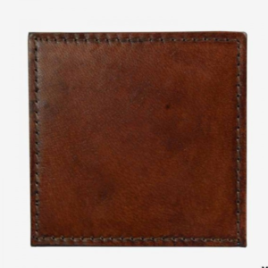 Q - Square Leather Coaster