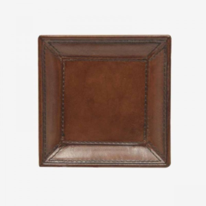 Q - Small Square Leather Tray