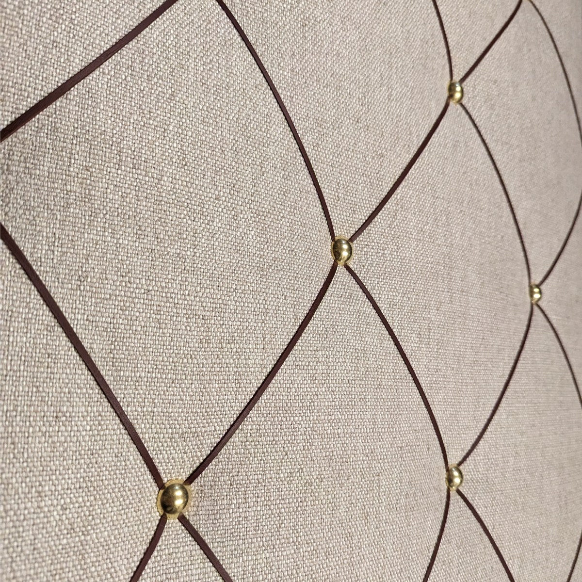 Riis - Oppslagstavle 57x77cm - Natural, brunt skinn, rust - Bilde 6