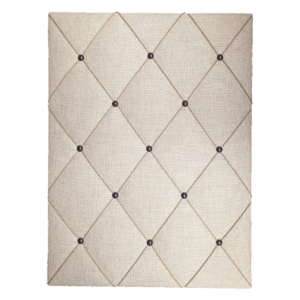 Riis - Oppslagstavle 57x77cm - Natural, hamp, stålgrå