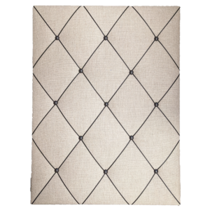 Riis - Oppslagstavle 57x77 cm - Natural, sort skinn, stålgrå