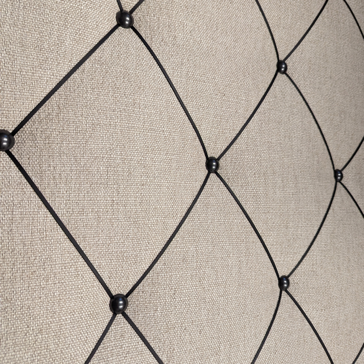 Riis - Oppslagstavle 57x77 cm - Natural, sort skinn, stålgrå - Bilde 4