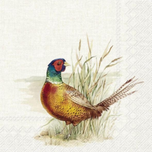 Vinding - Hunted Pheasant Cream Servietter