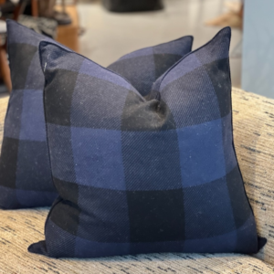 Riis - CRAFTSMAN PLAID pute - INDIGO