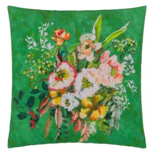 DG - Margaretta Linen pute - Emerald