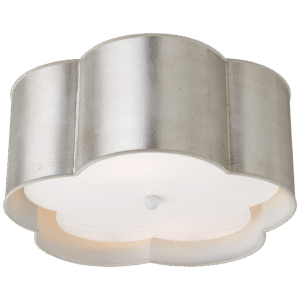 VC - Bryce Medium Flush Mount in Burnished Silver Leaf