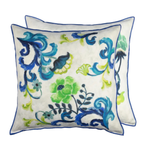 DG - Osier Damasse pute - Cobalt