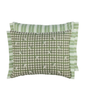 DG - Toile Vichy Emerald pute 40x30cm