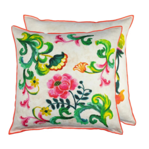 DG - Osier Damasse pute - Fuchsia