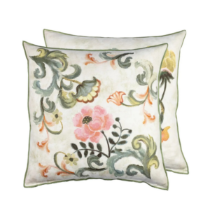 DG - Osier Damasse pute - Travertine