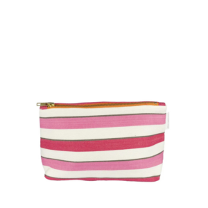 DG - Burlington Stripe Washbag Fuchsia - Medium