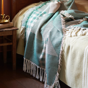 Plesner Patterns - PatchworkThrow - Green