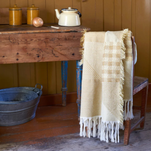 Plesner Patterns - Patchwork Thow - Butter Yellow