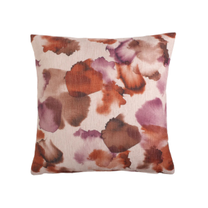 Plesner Pattern - Zen Garden pute - Red/Brown/Purple